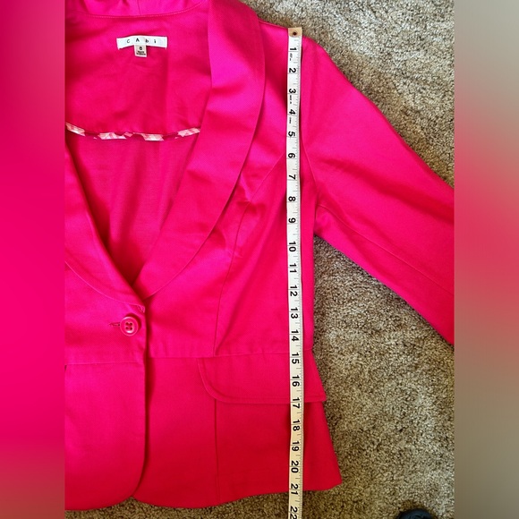 CAbi Bright Pink Cotton Blazer - Picture 12 of 12